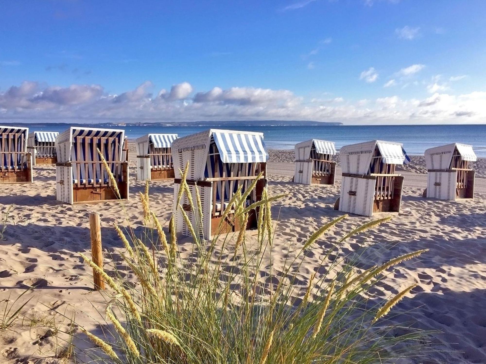 Seitlicher Meerblick, Nur 50 Meter Zum Strand Binz Esterno foto
